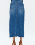 PISTOLA ALICE DENIM MIDI SKIRT