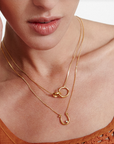 CHAN LUU REUNION LINK NECKLACE YELLOW GOLD