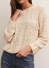 Load image into Gallery viewer, Z SUPPLY ROWE DISTRESSED SWEATER
