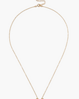 CHAN LUU 18K YELLOW GOLD CRESCENT CHARM NECKLACE