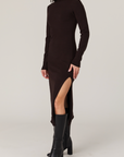 FRENCH CONNECTION COZY SOFT SIDE SPLIT DRESS