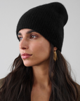 WHITE + WARREN CASHMERE PLUSH RIB BEANIE