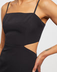 FRENCH CONNECTION ECHO CUT OUT STRAPLESS SLIP DRESS